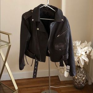 Carmar brown leather jacket